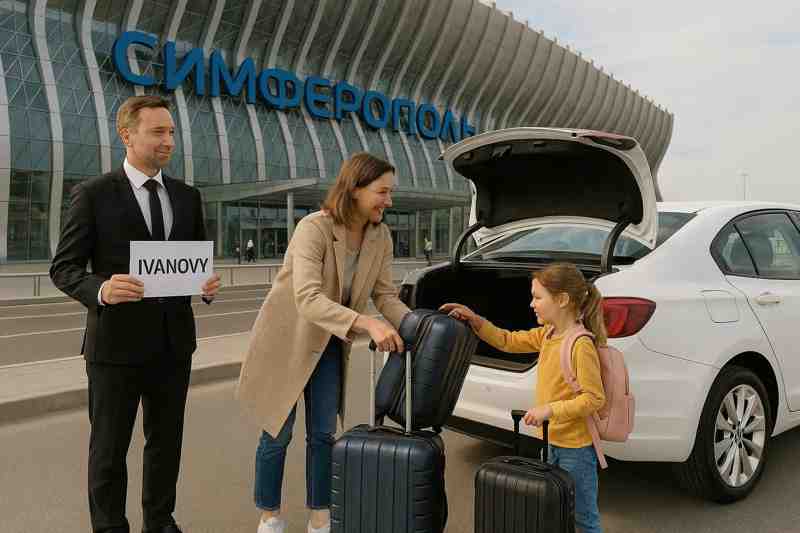 встреча в аэропорту симферополь трансфер с табличкой комфорт класс